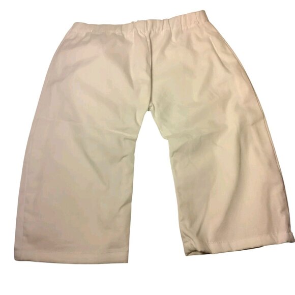 Vintage Baby Outfit White Sleeveless Shirt And Pants White Elephant Giraffe Set - Picture 8 of 10